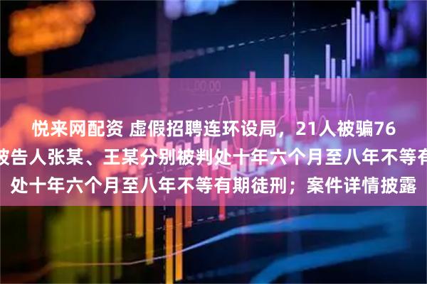 悦来网配资 虚假招聘连环设局，21人被骗76万元，济南法院判了：被告人张某、王某分别被判处十年六个月至八年不等有期徒刑；案件详情披露